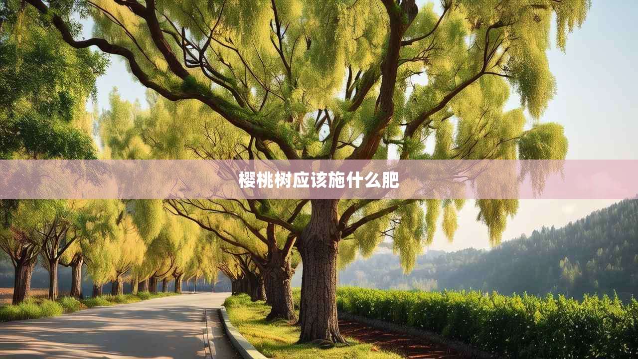2樱桃树应该施什么肥